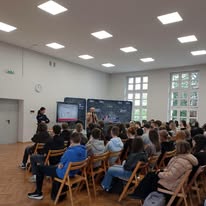 Spotkanie policji z uczniami Liceum Ogólnokształcącego w Białogardzie